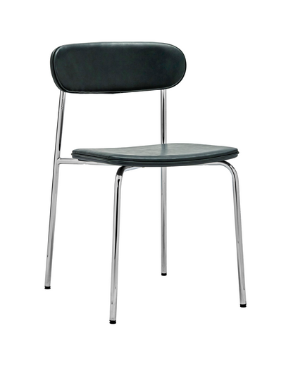 Stol, HDPova, Krom;Mørkegrøn