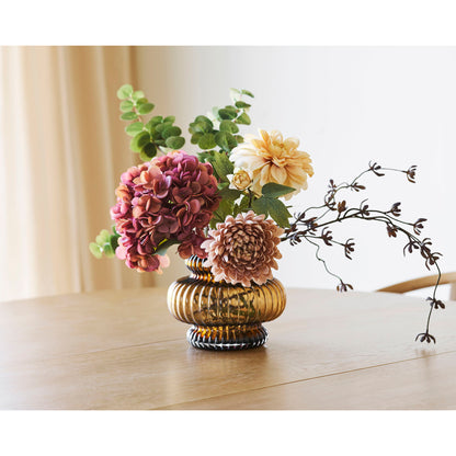 Dahlia Buket - Dahlia buket, kunstige blomster, mix