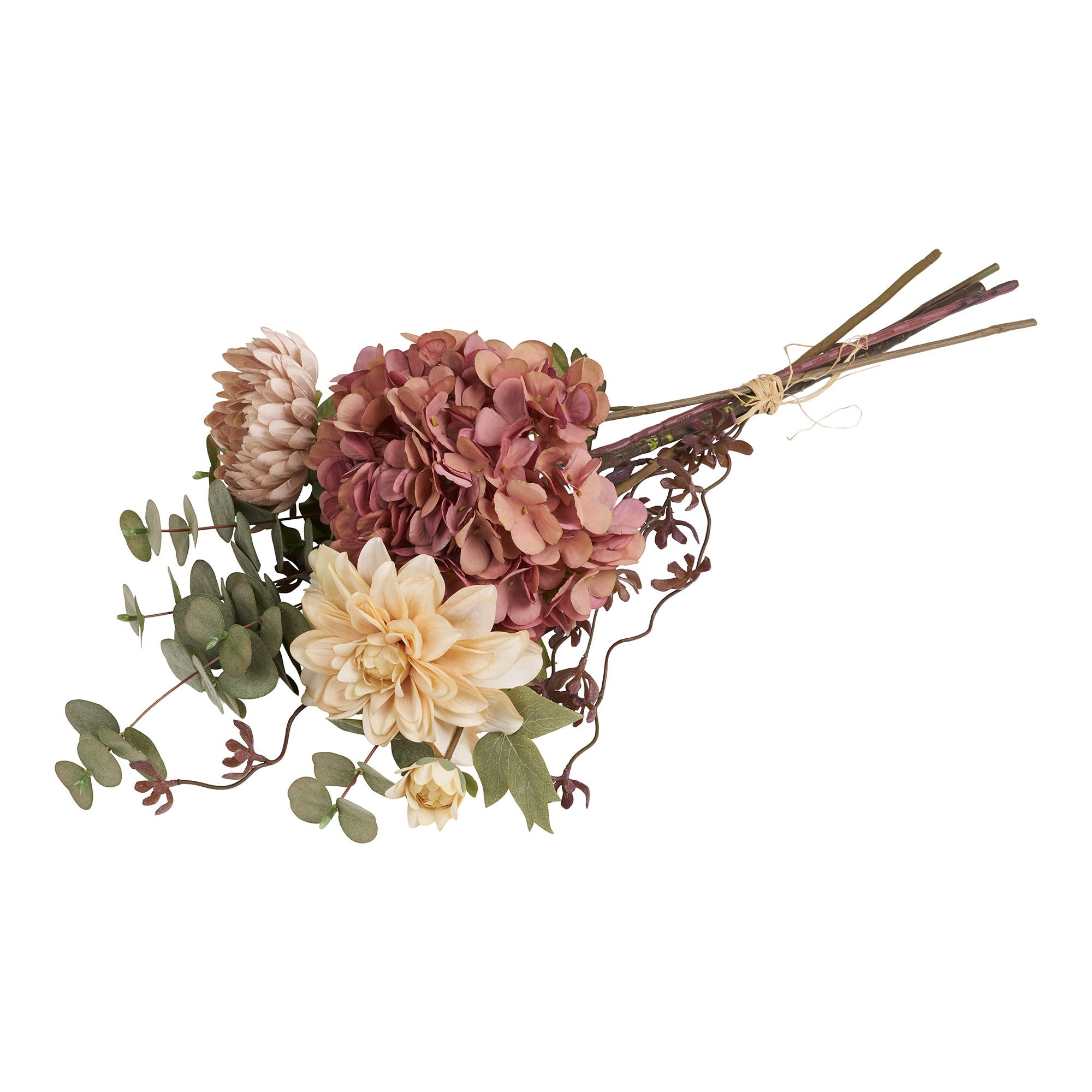 Dahlia Buket - Dahlia buket, kunstige blomster, mix