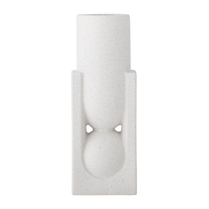 Bloomingville Salome Vase, Hvid, Stentøj