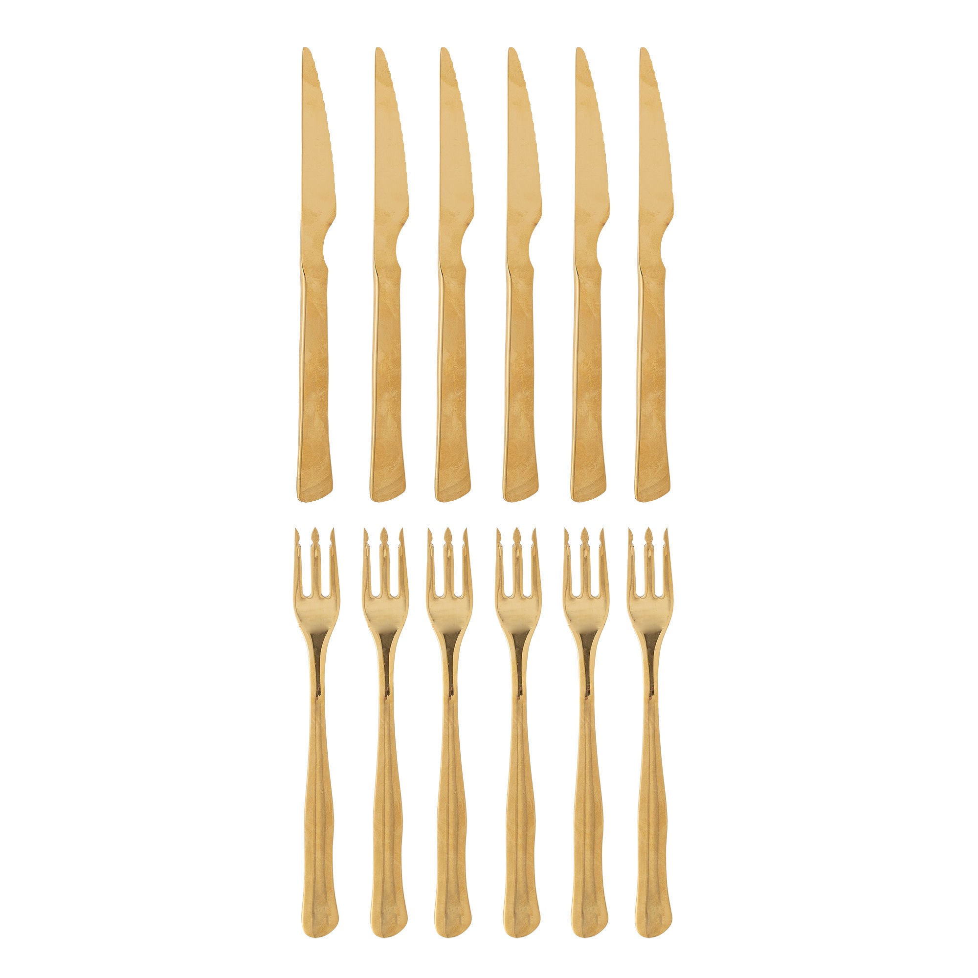 Bloomingville Ollin Grillbestik, Multipak, Guld, Rustfri Stål
