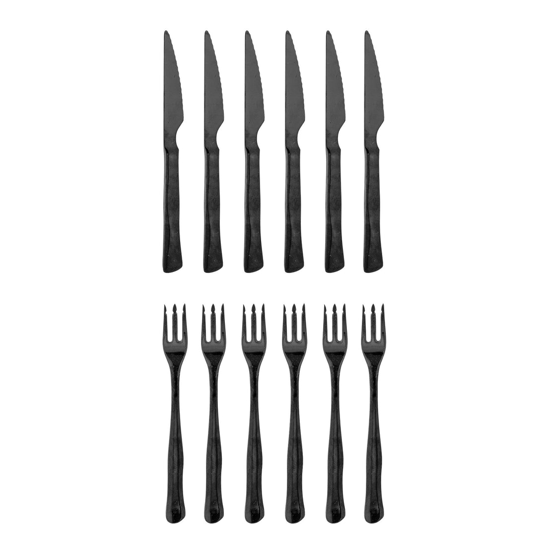 Bloomingville Ollin Grillbestik, Multipak, Sort, Rustfri Stål