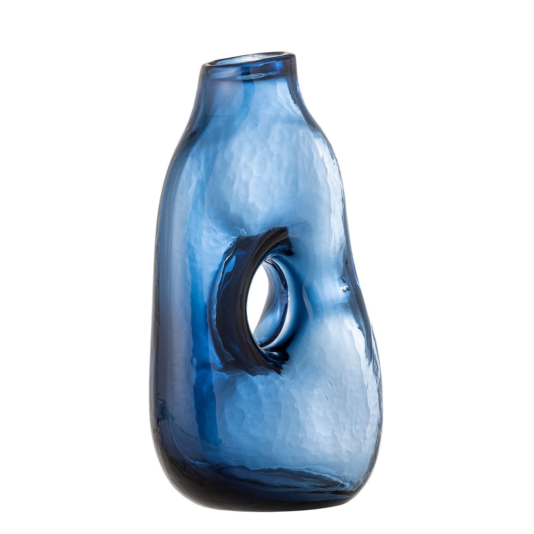 Bloomingville Harri Vase, Blå, Glas