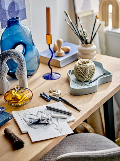 Bloomingville Harri Vase, Blå, Glas