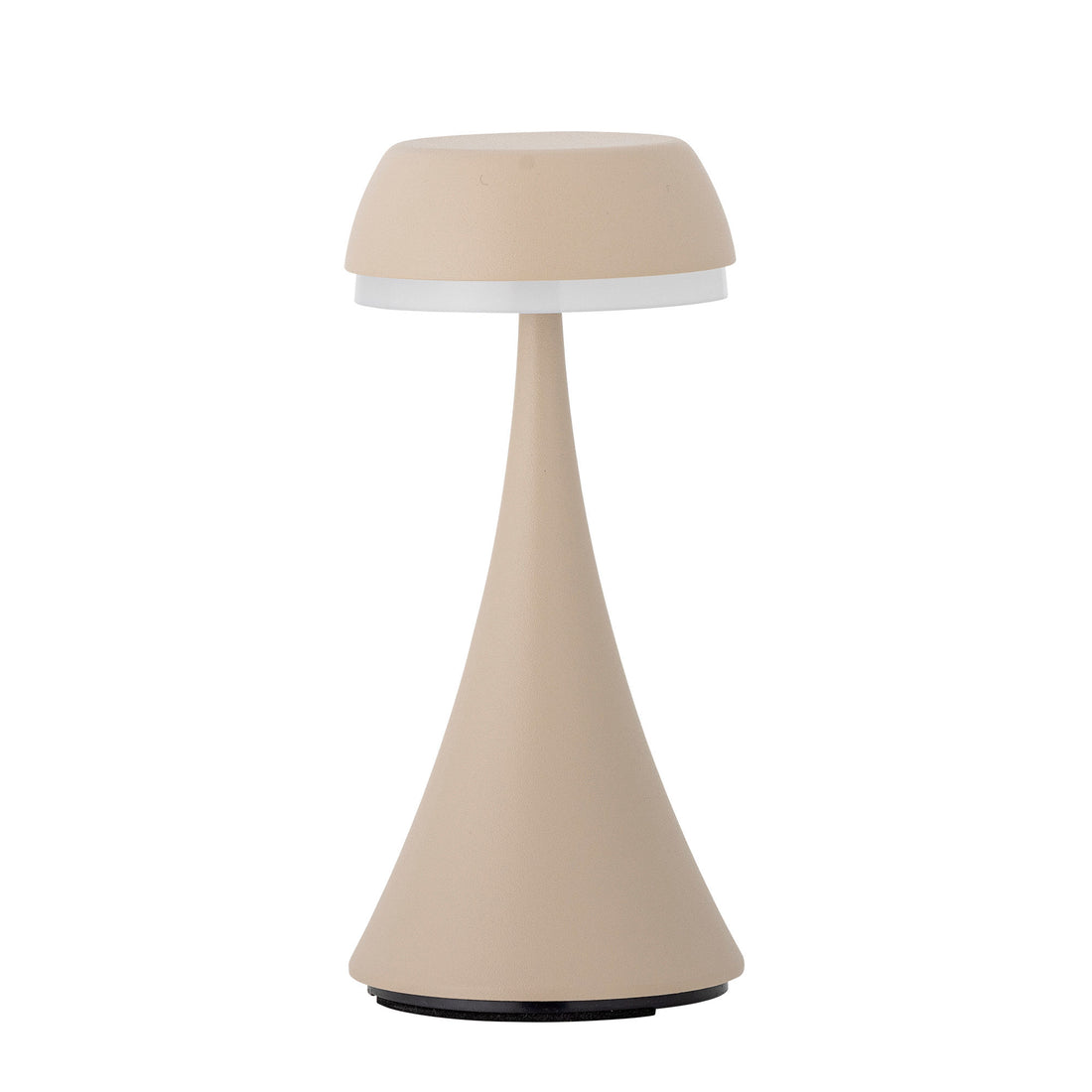 Bloomingville Pepple Portable Lampe, Genopladelig, Natur, Aluminium