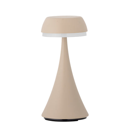 Bloomingville Pepple Portable Lampe, Genopladelig, Natur, Aluminium