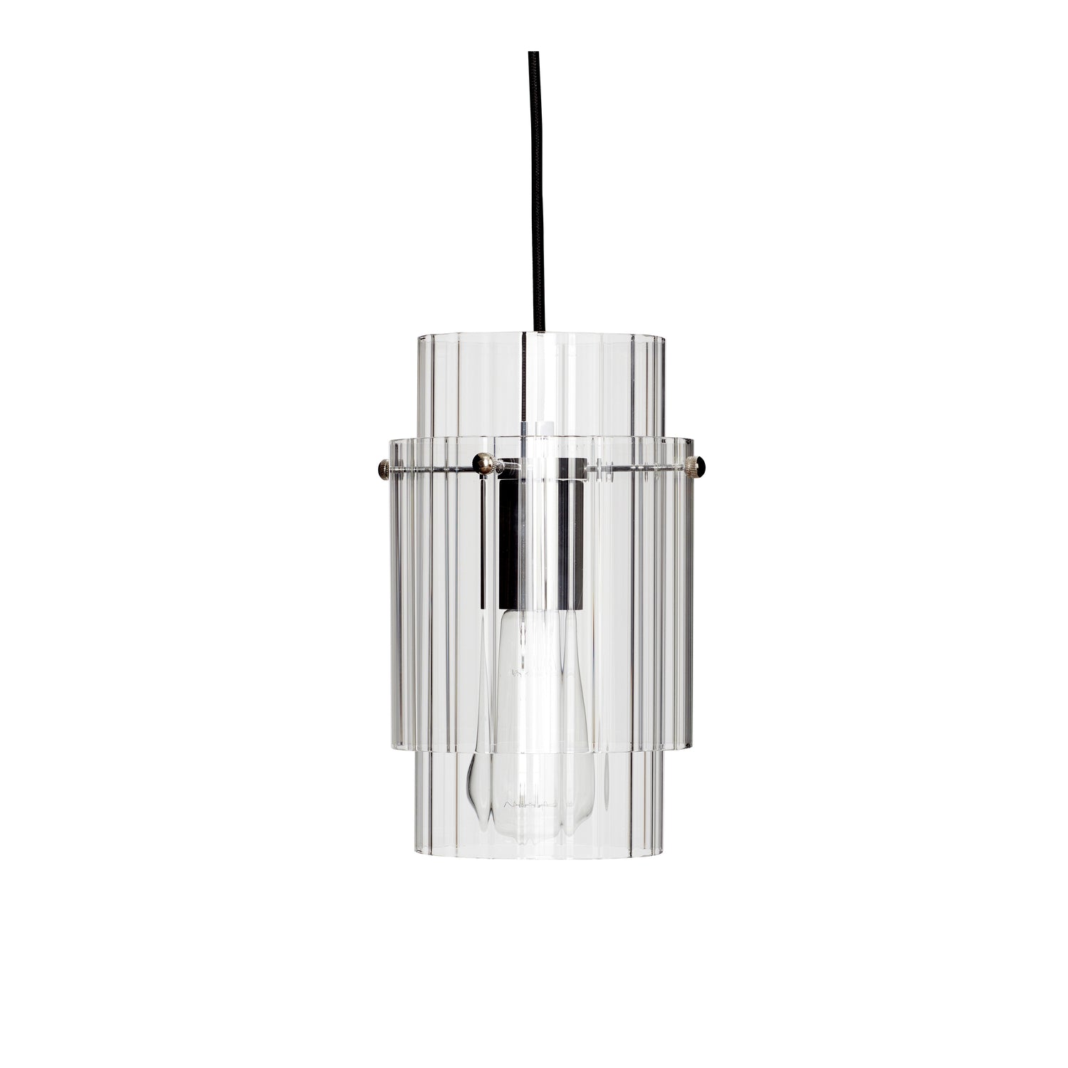 Ripple Pendel  Small Klar - ø17xh25cm, E27