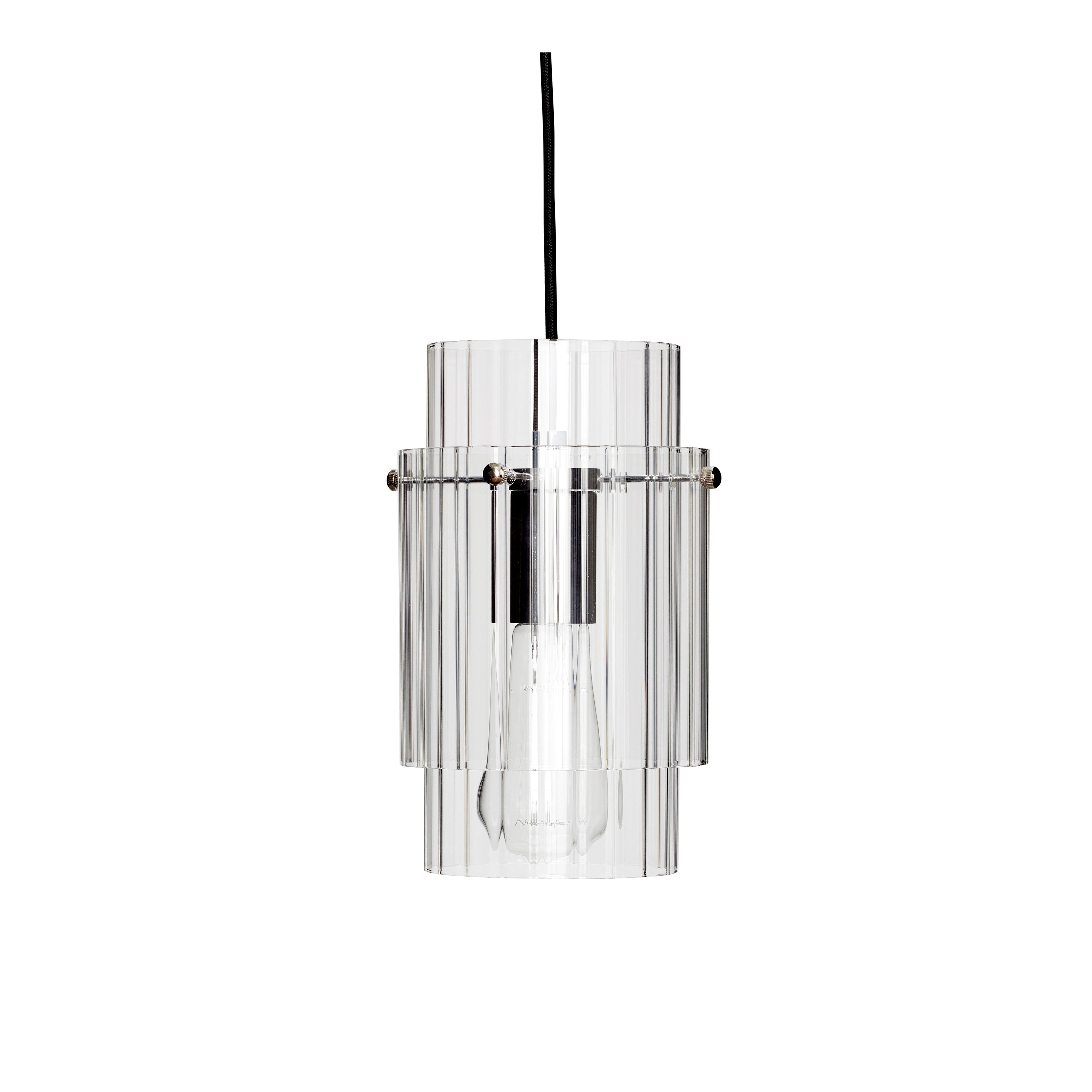 Ripple Pendel  Small Klar - ø17xh25cm, E27