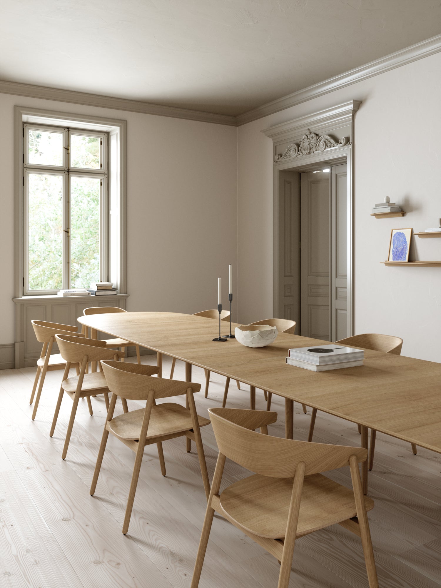 Andersen Classic 255-265 Udtræksbord Ovalt