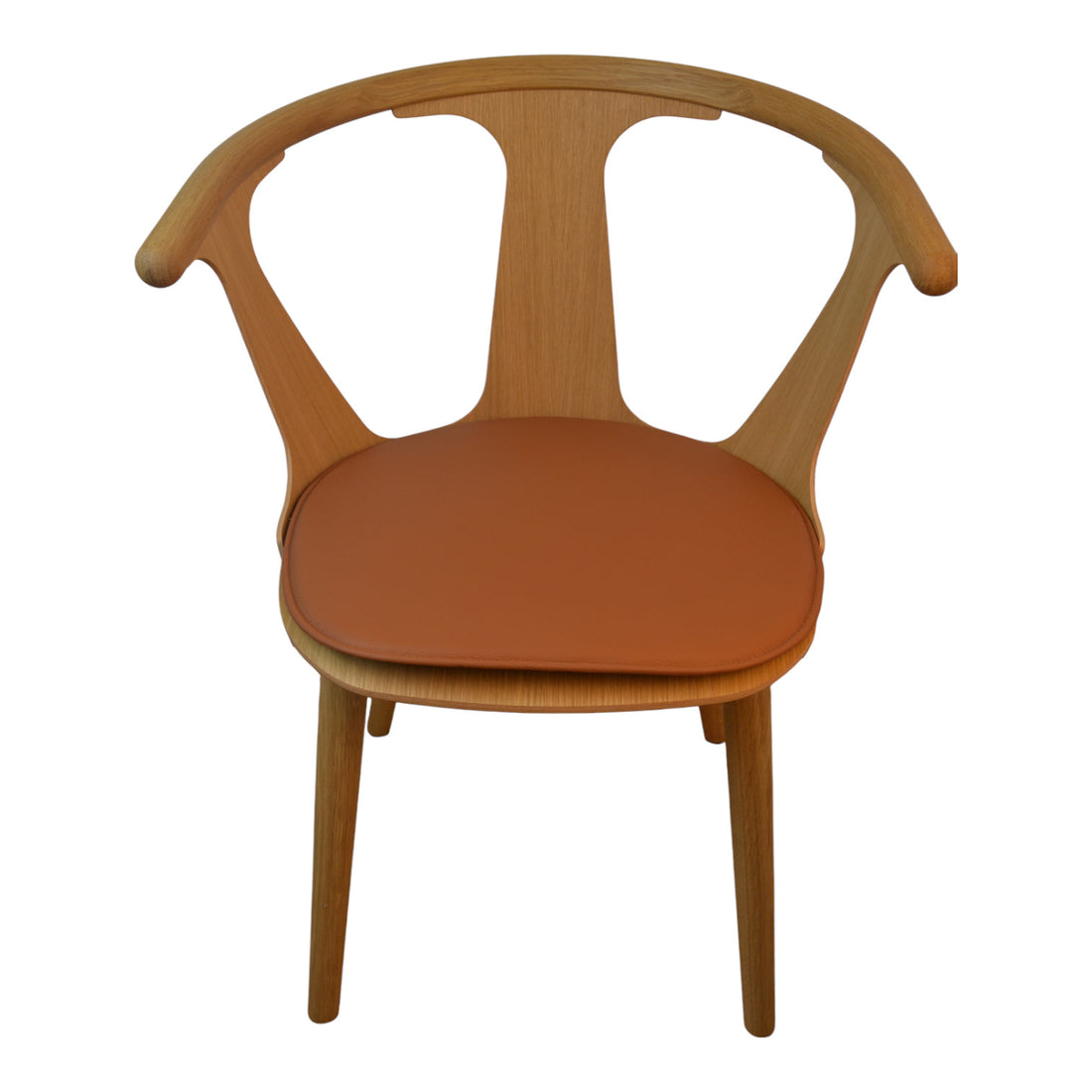 Luksus hynde til &Tradition SK1 In Between stolen i - cognac læder