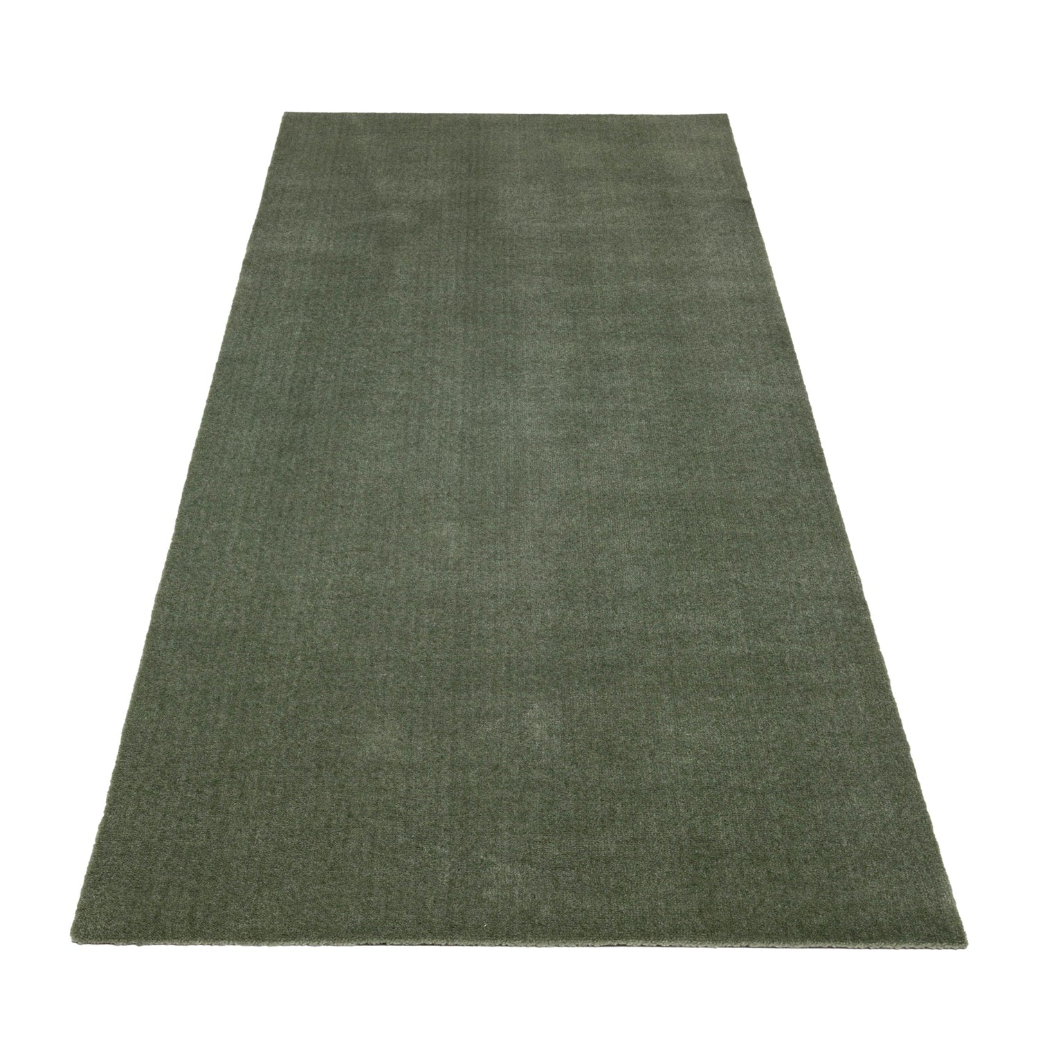 TÆPPE/MÅTTE 90 x 200 CM - UNI COLOR/DUSTY GREEN - Tica Copenhagen - DesignGaragen.dk