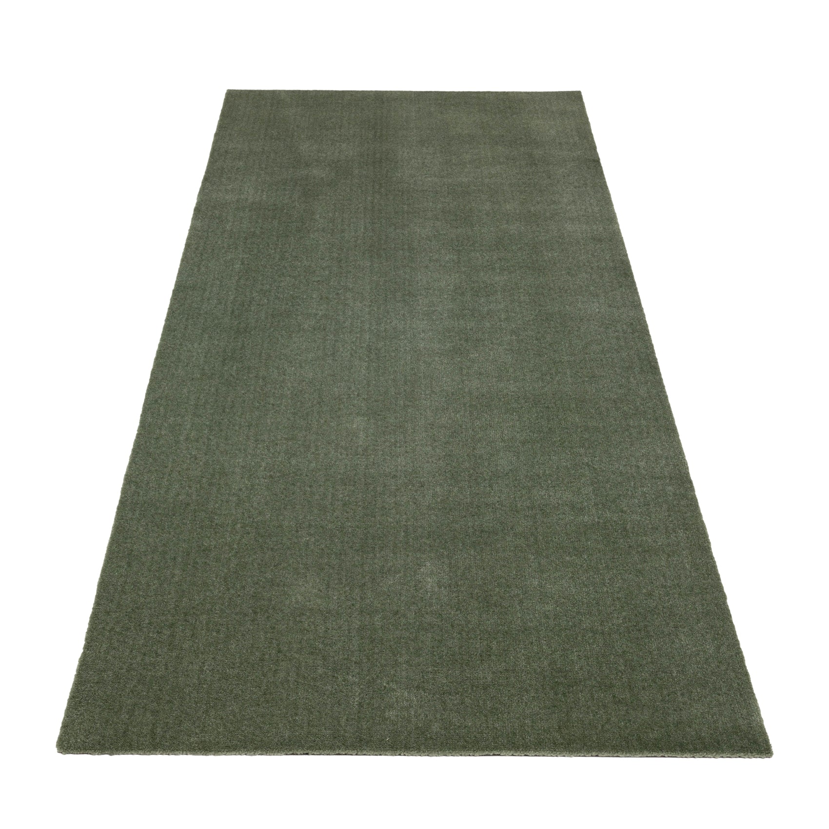 TÆPPE/MÅTTE 90 x 200 CM - UNI COLOR/DUSTY GREEN - Tica Copenhagen - DesignGaragen.dk