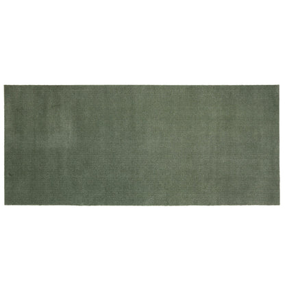 TÆPPE/MÅTTE 90 x 200 CM - UNI COLOR/DUSTY GREEN