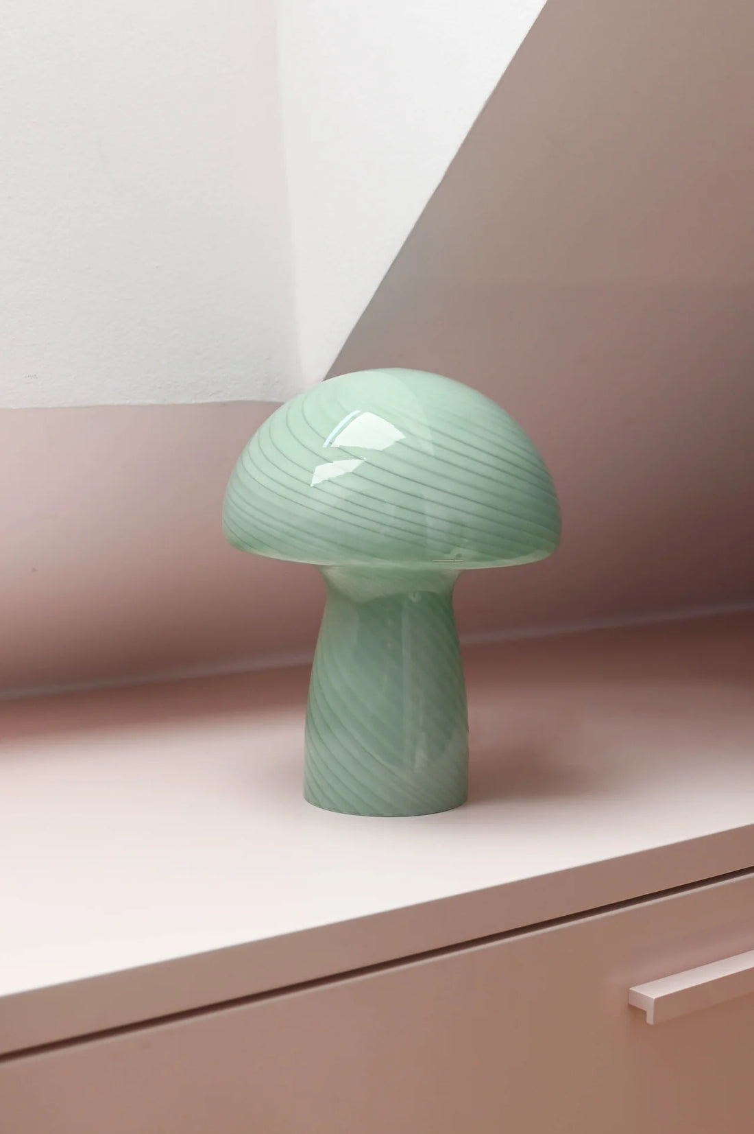 Bahne - Svampelampe / Mushroom bordlampe, mint - H23 cm.