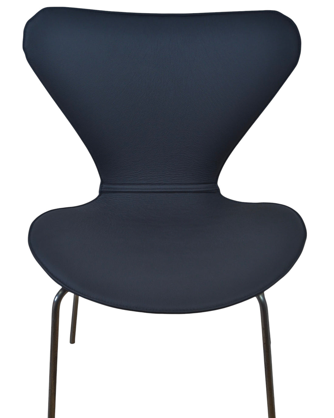 Helbetræk til Arne Jacobsen 3107 stol i sort læder