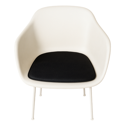 Luksus hynde til Muuto Fiber Armchair stolen i - sort læder