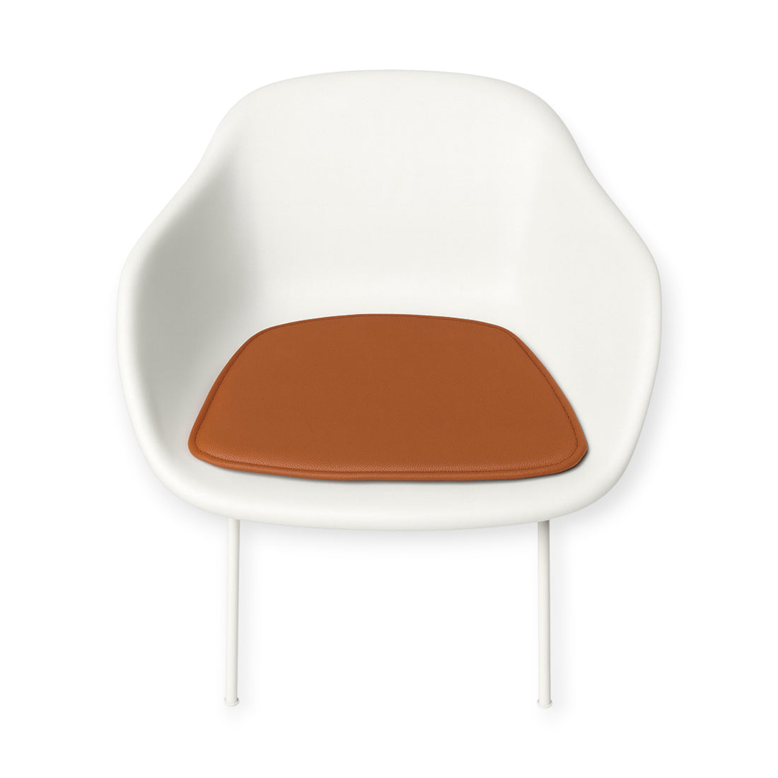 Luksus hynde til Muuto Fiber Armchair stolen i - cognac læder