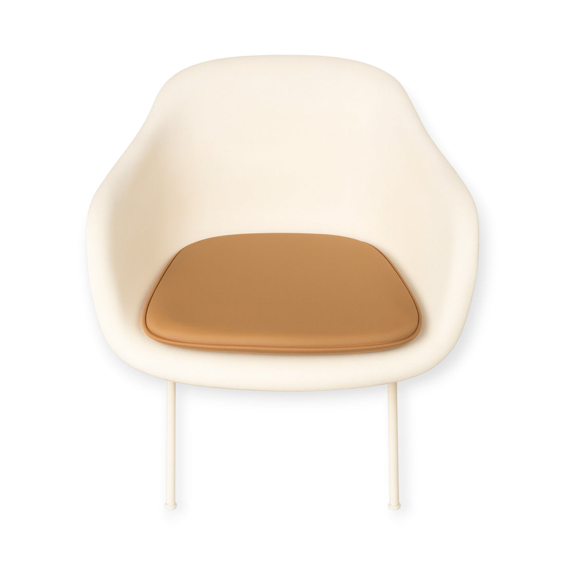 Luksus hynde til Muuto Fiber Armchair stolen i - sandfarvet læder