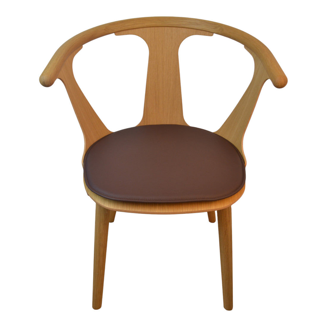 Luksus hynde til &Tradition SK1 In Between stolen i - mørkebrun læder