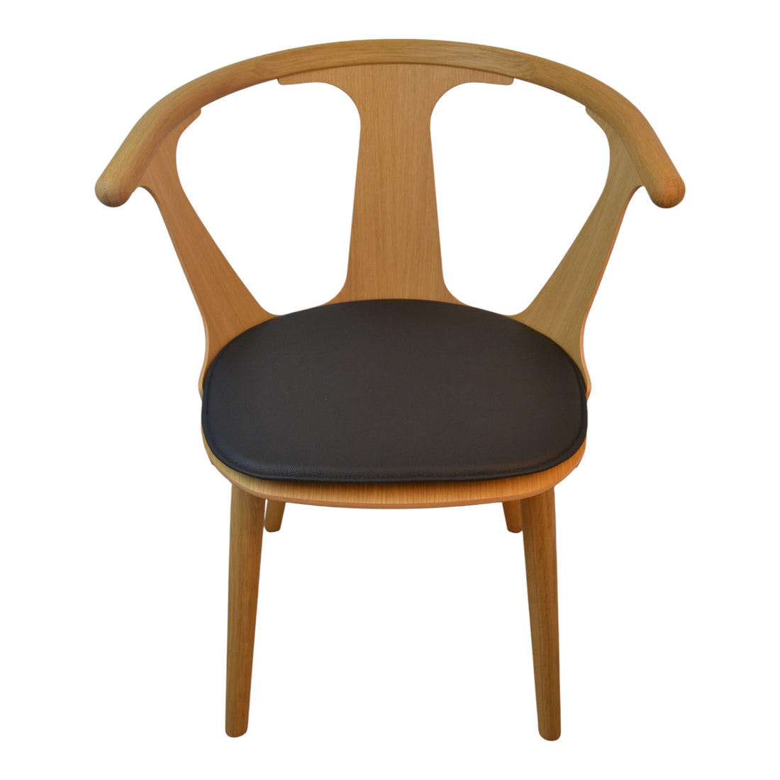 Luksus hynde til &Tradition SK1 In Between stolen i - sort læder