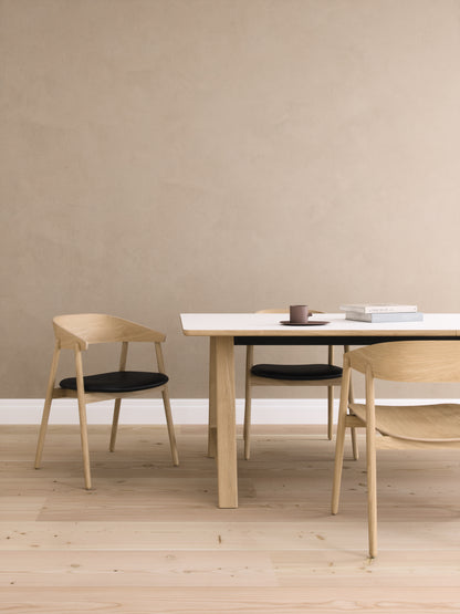 T11 Udtræksbord Hvid laminat - Mat (Crystal white)