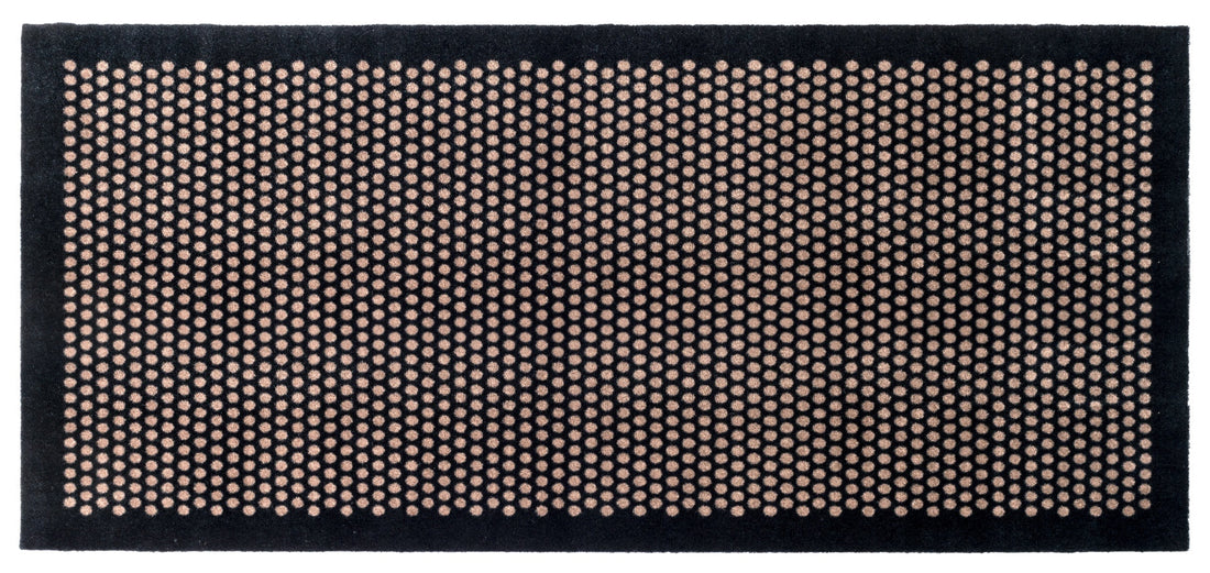 GULVMÅTTE 90 x 200 CM - DOTS/SORT SAND