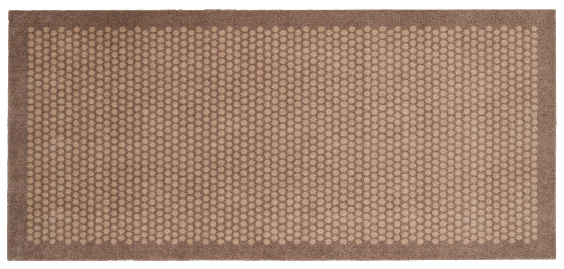 GULVMÅTTE 90 x 200 CM - DOTS/SAND