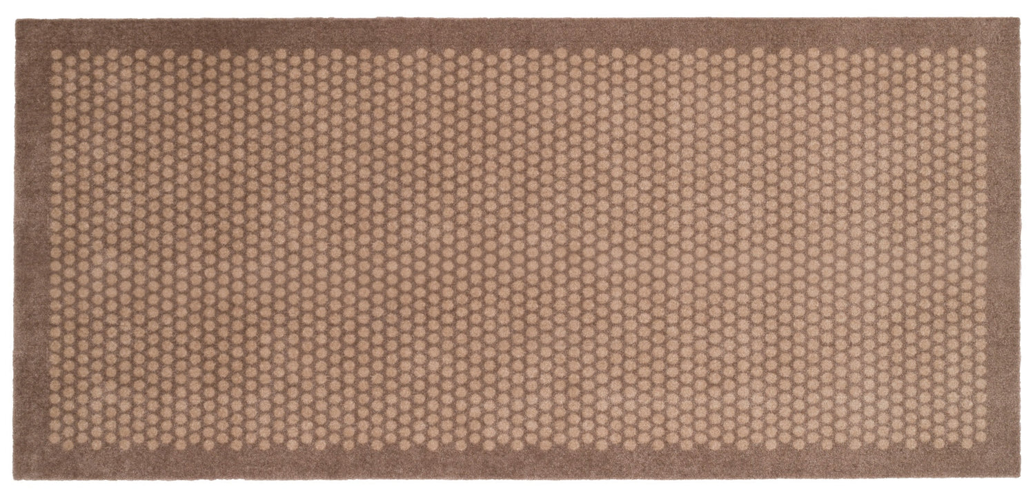 GULVMÅTTE 90 x 200 CM - DOTS/SAND