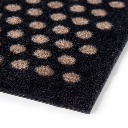 GULVMÅTTE 67 x 120 CM - DOTS/BLACK SAND