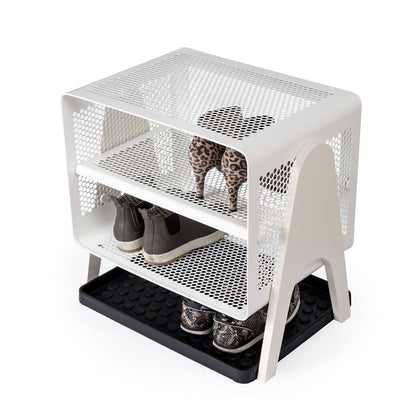 TICA RACK, FLOOR - SMALL/WHITE