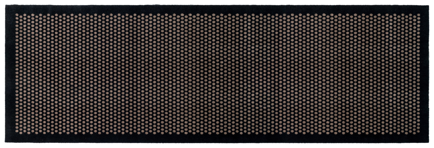 GULVMÅTTE 100 x 300 CM - DOT/BLACK SAND