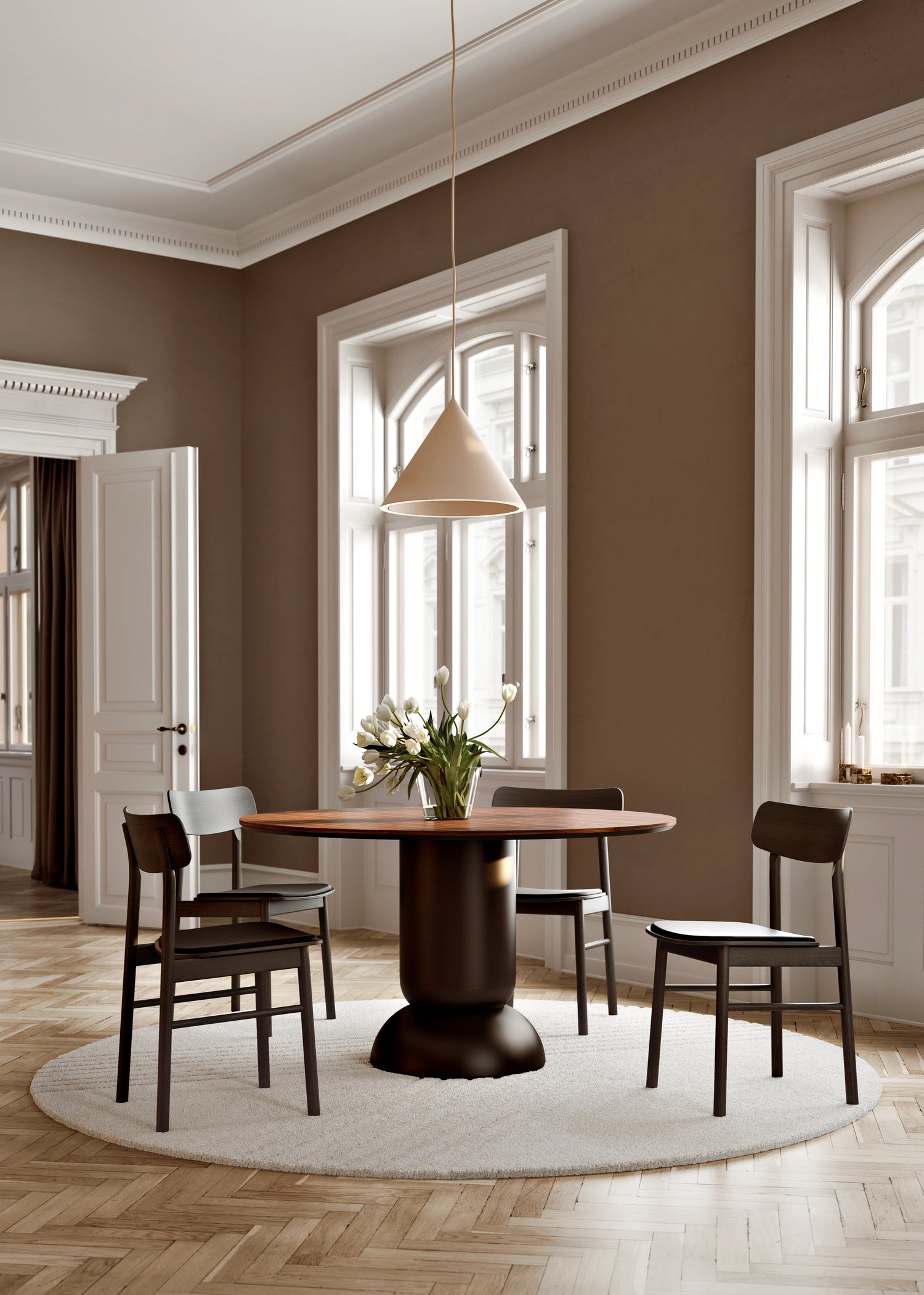 WOUD - Ludo Spisebord (130 cm) - Valnød