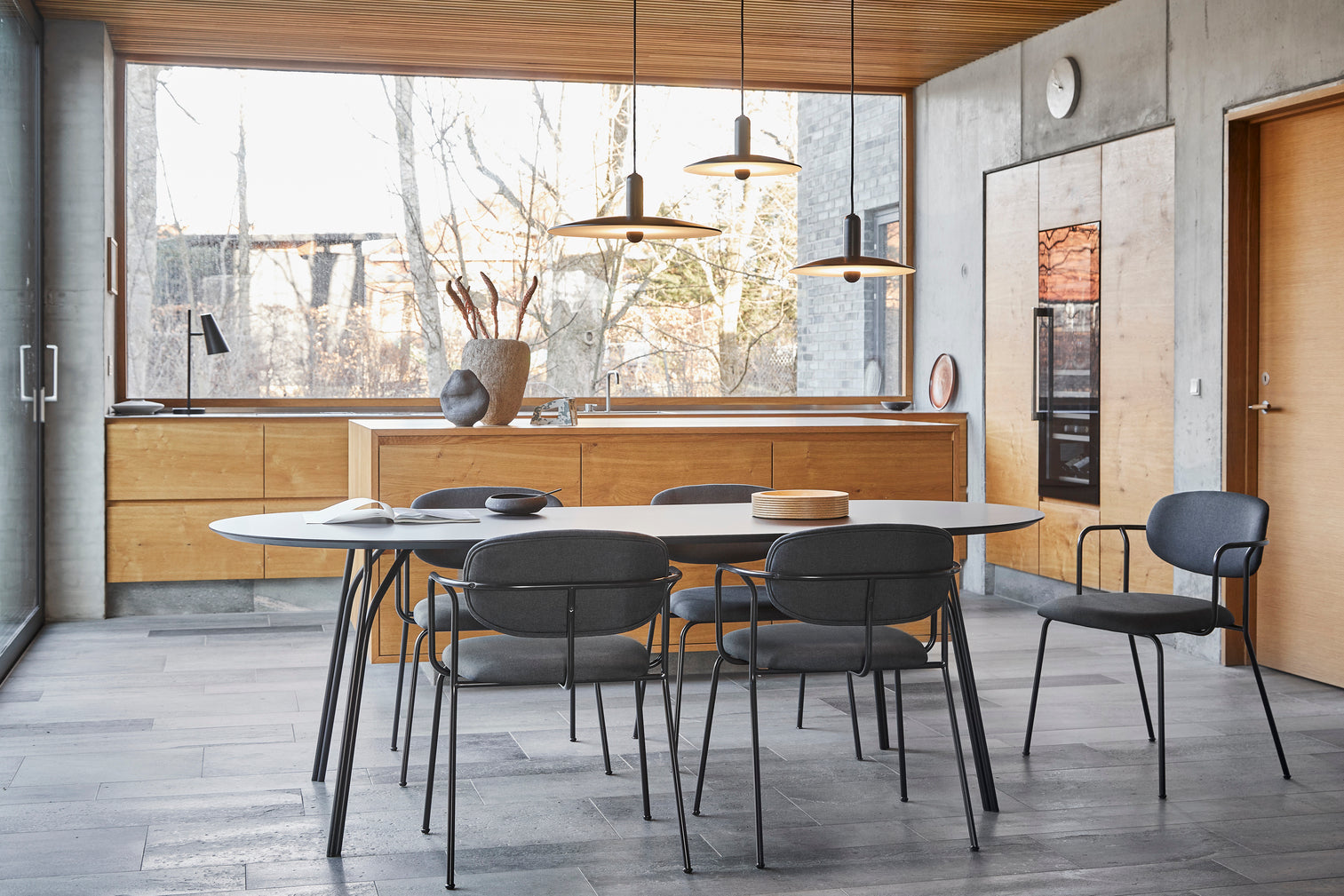 WOUD - Tree Spisebord (220 cm) - Sort/Sort