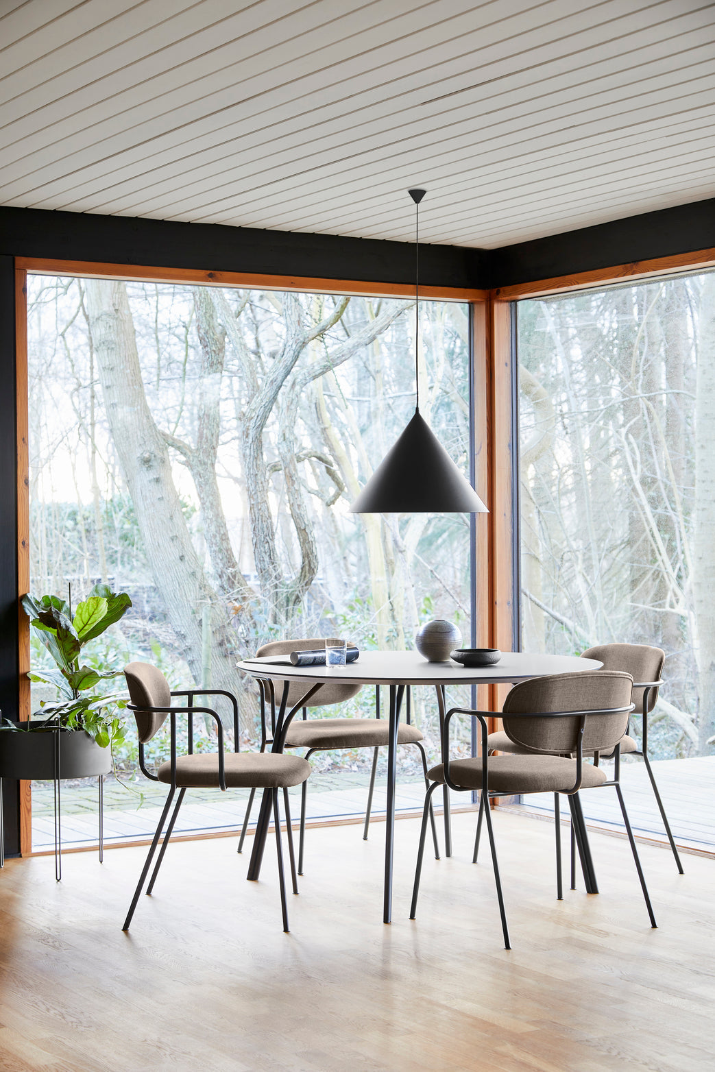 WOUD - Tree Spisebord (120 cm) - Sort/Sort