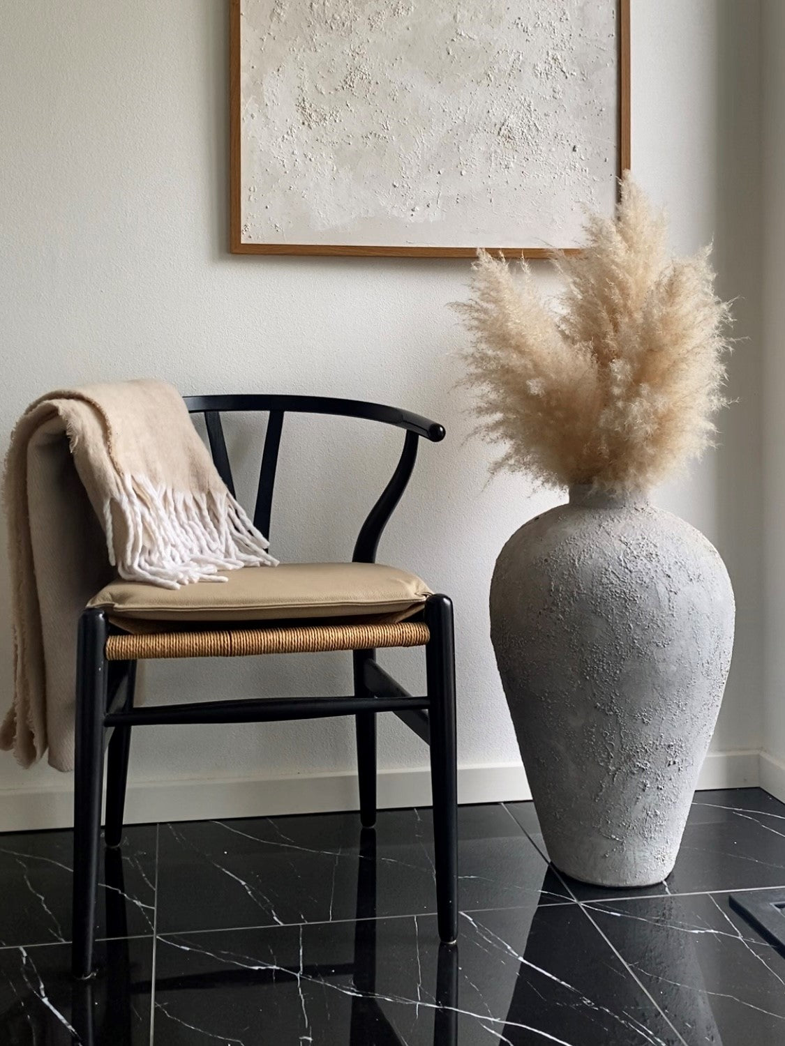 Hynde til Hans J. Wegner Y-stol CH24 i sandfarvet - Hynder til Hans J. Wegner CH24 Y-stol - DesignGaragen.dk