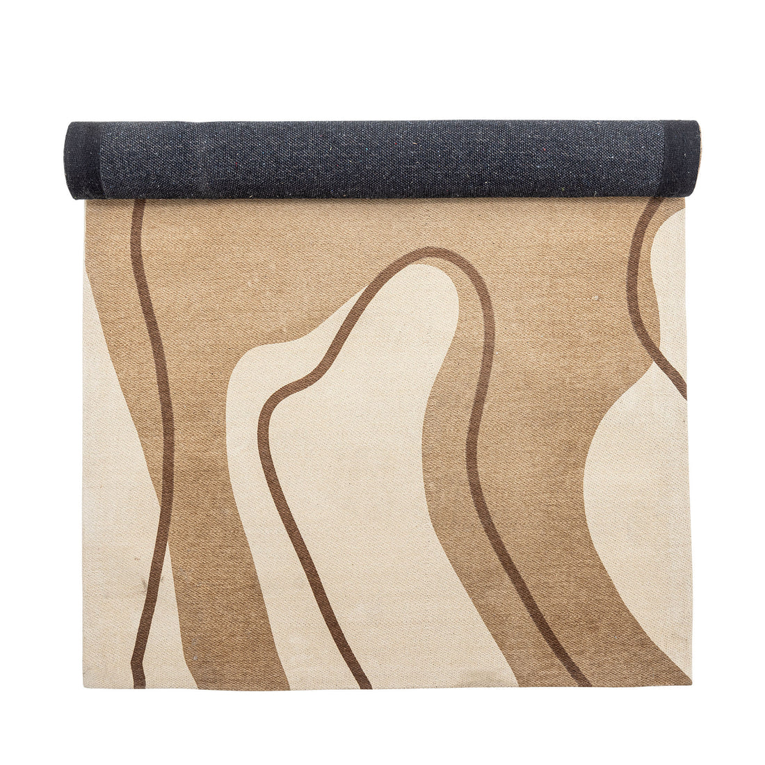 Bloomingville Volano Tæppe, Natur, Bomuld