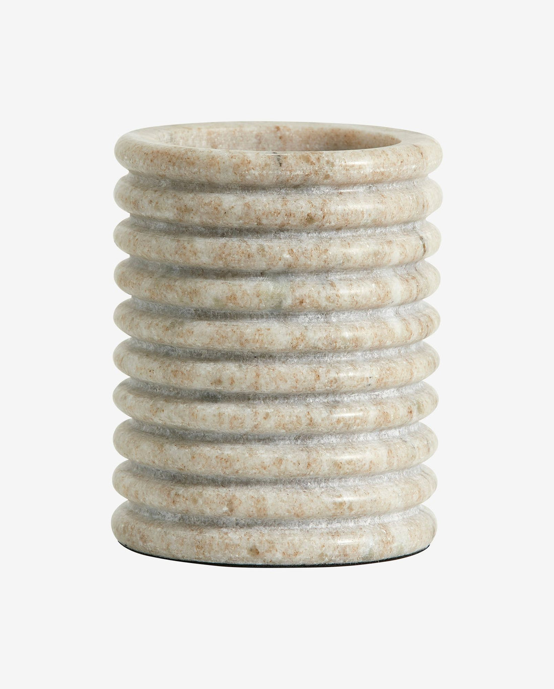 OTOK lysestage i marmor - x-large - h12 cm - lys brun