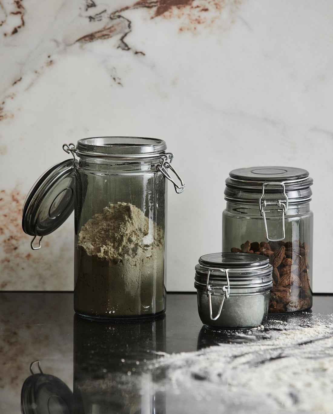 PEAR opbevaringsglas med patentlåg - 950 ml