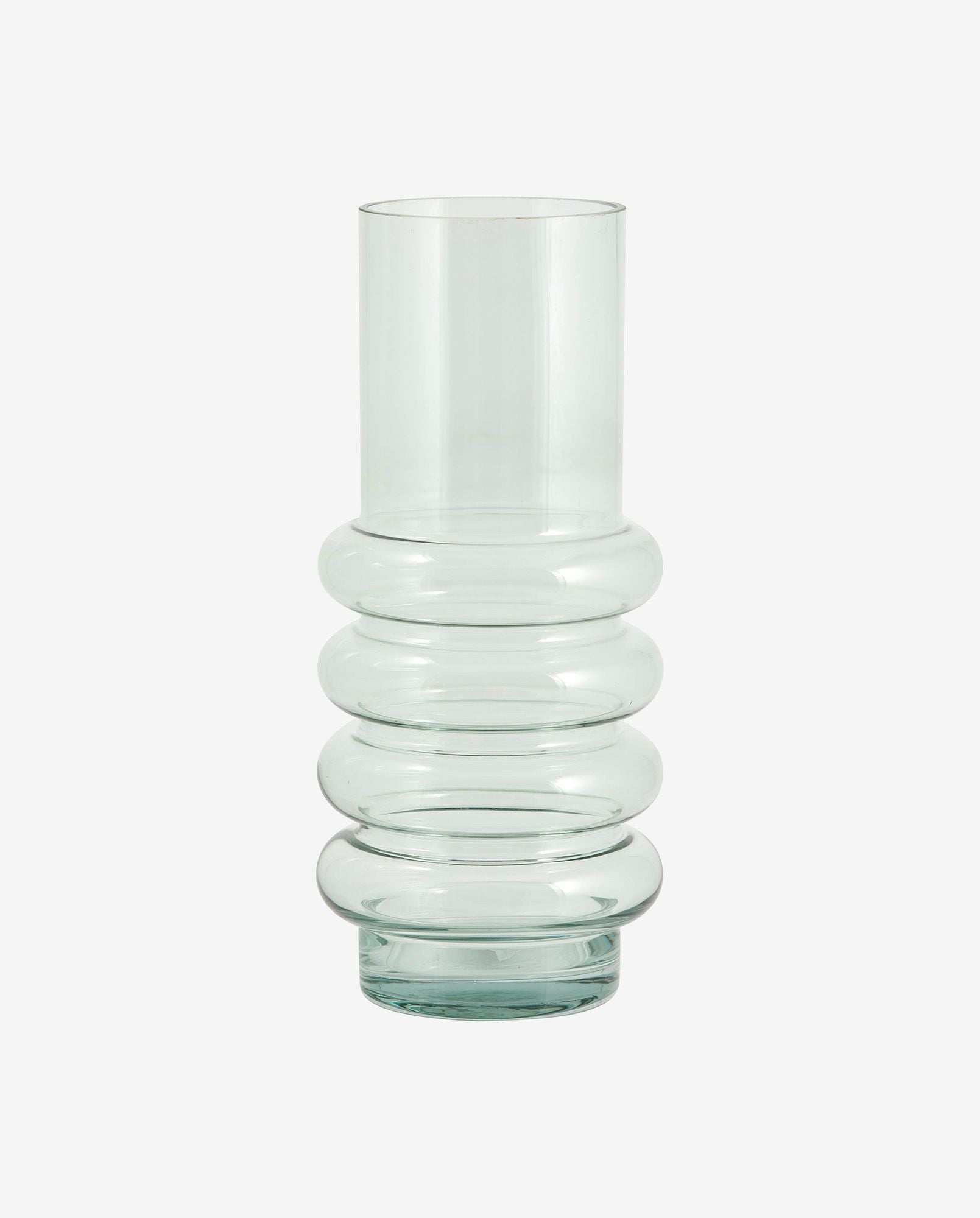 MAUI vase i glas - large -  h36 cm - lys grøn