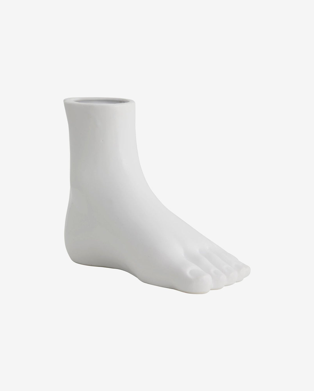 ARUBA vase i keramik - h19,5 cm - hvid