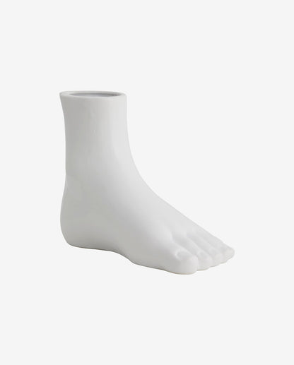 ARUBA vase i keramik - h19,5 cm - hvid