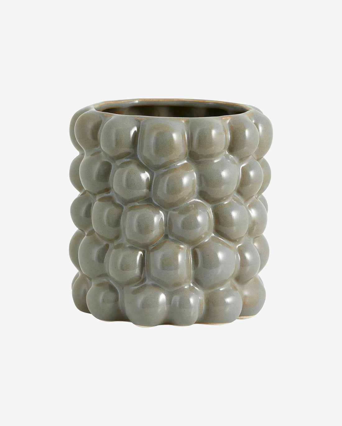CARNA urtepotte i porcelæn - small - ø15,5 cm - grå