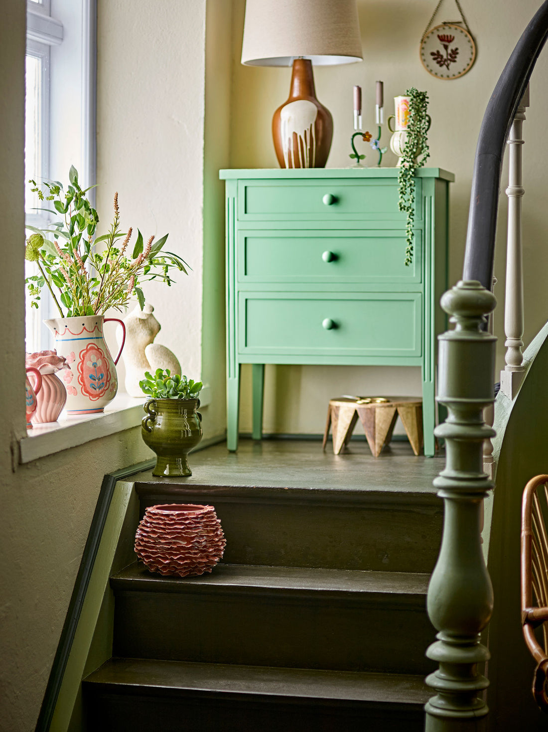 Bloomingville Morwen Vase, Brun, Stentøj