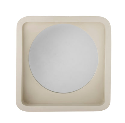 Bloomingville Phoebe Spejl m/Hylde, Natur, Polyresin
