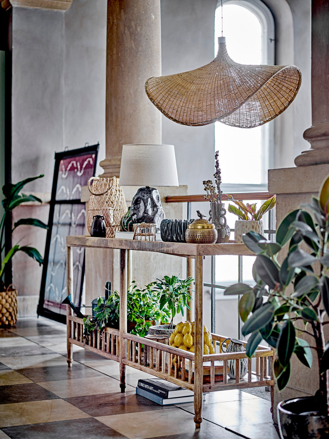 Creative Collection Limone Vase, Gul, Stentøj