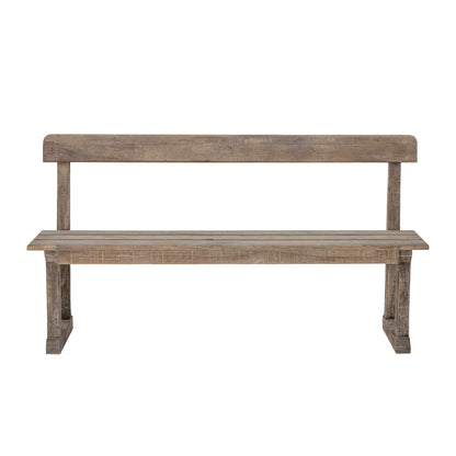 Creative Collection Portland Bænk, Natur, Reclaimed Pine Wood