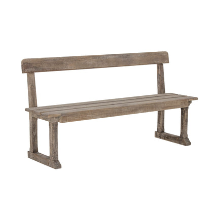 Creative Collection Portland Bænk, Natur, Reclaimed Pine Wood