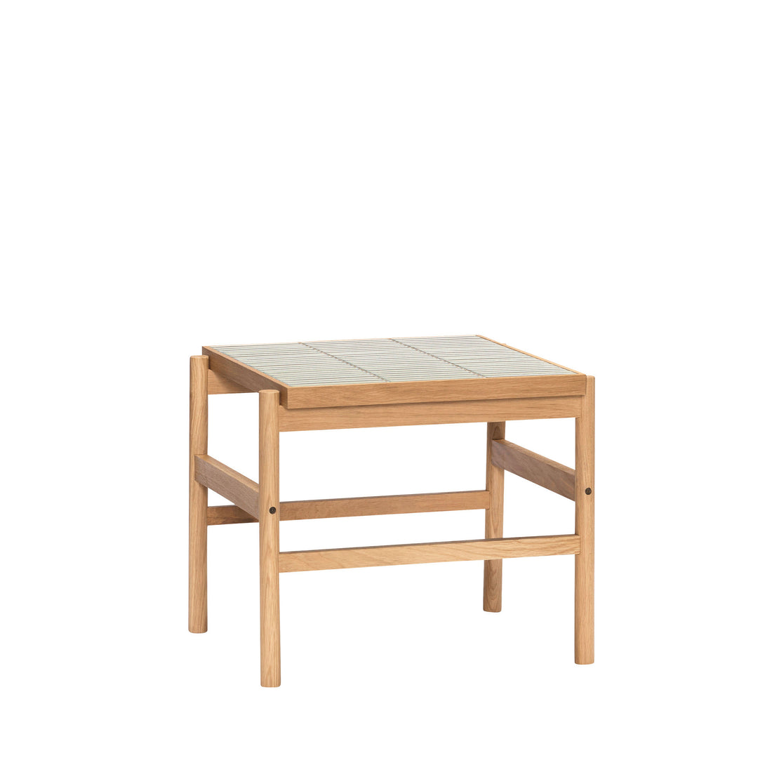 Tile Sidebord Mint/Natur - 45x50xh44cm