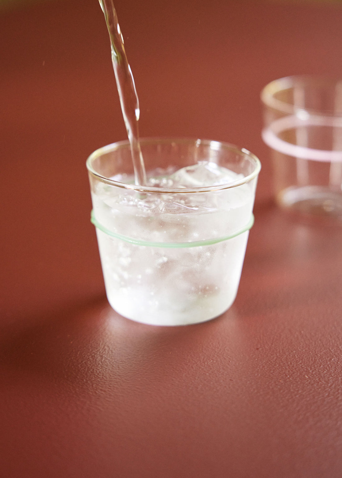 Orbit Drikkeglas Grøn - ø8xh7cm