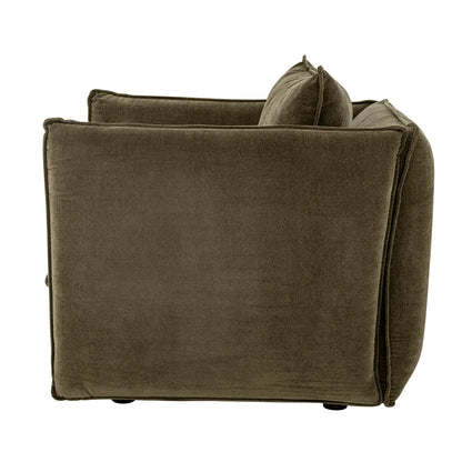 Bloomingville Austin Loungestol, Grøn, Genanvendt Polyester